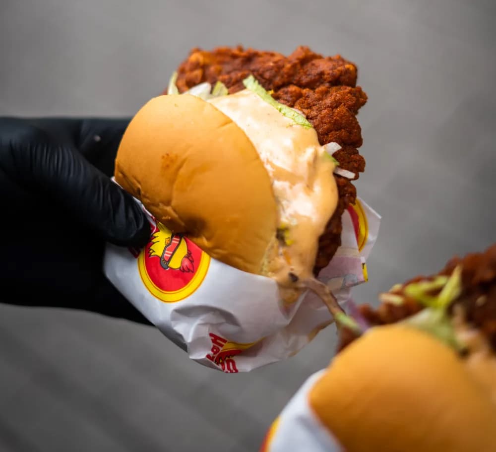 Hot Bird fillet sandwich